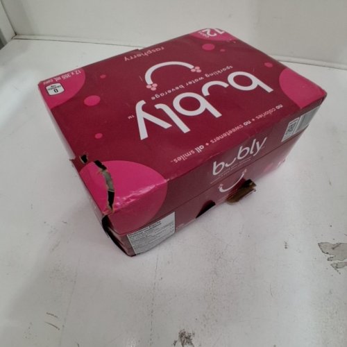 12PK BUBLY SPARKLING WATER - 355ML CANS - RASPBERRY image 4