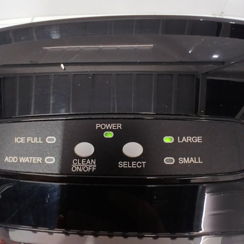 FRIGIDAIRE COUNTERTOP ELECTRIC ICE MAKER - MAKES 26LBS OF ICE/DAY - BLACK STAINLESS STEEL (MODEL: EFIC120-BLKSS-SC) image 2