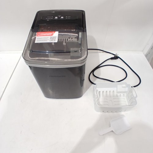FRIGIDAIRE COUNTERTOP ELECTRIC ICE MAKER - MAKES 26LBS OF ICE/DAY - BLACK STAINLESS STEEL (MODEL: EFIC120-BLKSS-SC) image 8