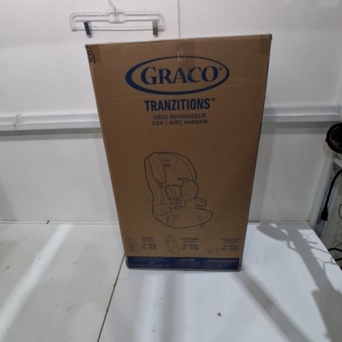 GRACO C20 TRANZITIONS 3-IN-1 HARNESS BOOSTER CAR SEAT - 100LBS CAP - BLACK (MODEL: 2035724) image 8