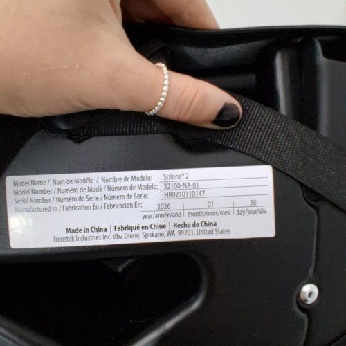 DIONO SOLANA 2 LATCH FORWARD FACING BACKLESS BOOSTER SEAT - 40LBS TO 120LBS - UP TO 63" - BLACK - (MODEL: ‎SOLANA2LATCH) image 2