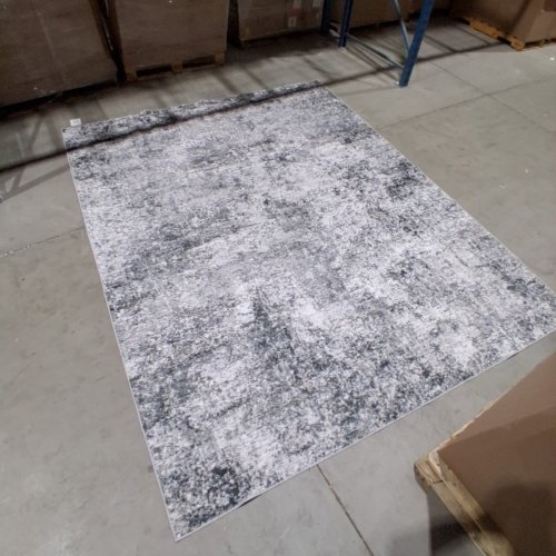 ANTI-SLIP AREA RUG - 10FT X 8FT - GREY/GREY image 2