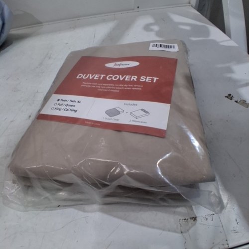 3PC DUVET COVER SET - TWIN / TWIN XL - TAUPE image 3