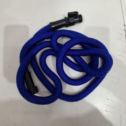 XHOSE HIGH PERFORMANCE LIGHTWEIGHT EXPANDABLE GARDEN HOSE - 5/8 INCH DIA X 25 FT. - BLUE/BLACK (MODEL: 1255) image 2