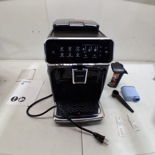 PHILIPS 3200 SERIES LATTEGO FULLY AUTOMATIC ESPRESSO MACHINE WITH BUILT-IN GRINDER & MILK FROTHER - BLACK (MODEL: EP3241/54) image 11
