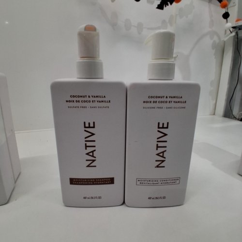 2PC NATIVE COCONUT & VANILLA MOISTURIZING SHAMPOO AND CONDITIONER SET - 487 ML EACH image 4