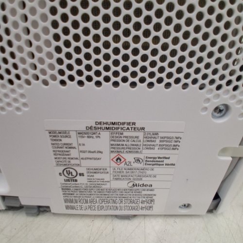 MIDEA CUBE SMART WIFI DEHUMIDIFIER WITH SMART CONTROL - 50 PINT - 4,500 SQ. FT - WHITE (MODEL: MAD50S1QWT-A) image 6