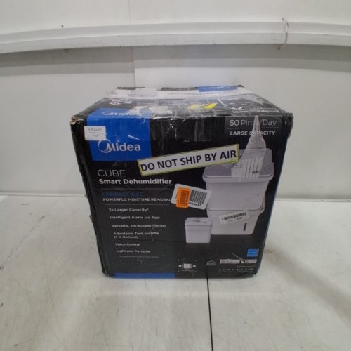MIDEA CUBE SMART WIFI DEHUMIDIFIER WITH SMART CONTROL - 50 PINT - 4,500 SQ. FT - WHITE (MODEL: MAD50S1QWT-A) image 7