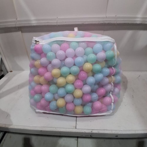 400PK AMAZON BASICS BPA FREE PLASTIC BALL PIT BALLS WITH STORAGE BAG - 2.3" image 2