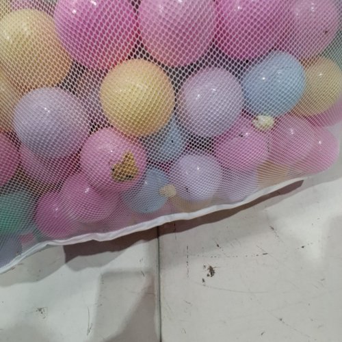 400PK AMAZON BASICS BPA FREE PLASTIC BALL PIT BALLS WITH STORAGE BAG - 2.3" image 3