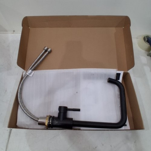 LIPPERT SQUARE GOOSENECK FAUCET - MATTE BLACK (MODEL:2021090597) image 2