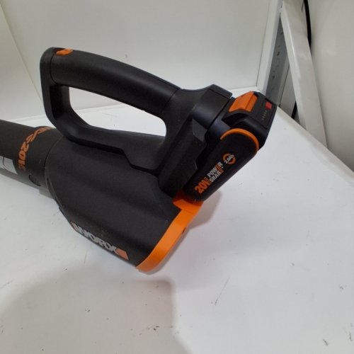 WORX POWER SHARE COMBO KIT WITH LEAF BLOWER, TRIMMER/EDGER, AND X2 BATTERIES WITH CHARGER - ORANGE/BLACK (MODEL: WG163.9/WG547.9) image 4