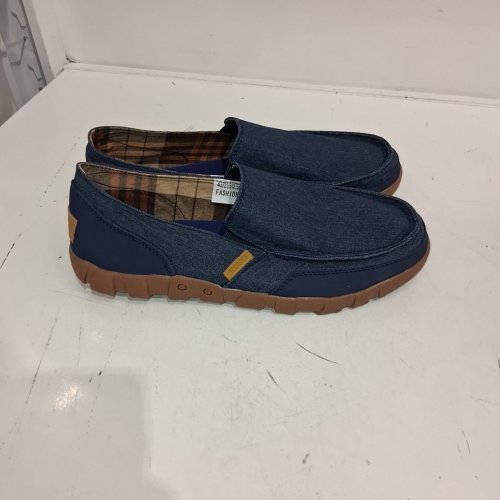 DENIM SLIP-ON SHOES - EU SIZE 43/265, US SIZE 12/12.5 - NAVY BLUE image 2