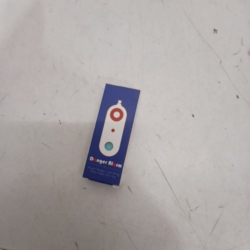 DANGER ALARM RECHARGEABLE PERSONAL SAFETY ALARM - 130DB SIREN - FLASHING LIGHT - LIGHT BLUE image 2