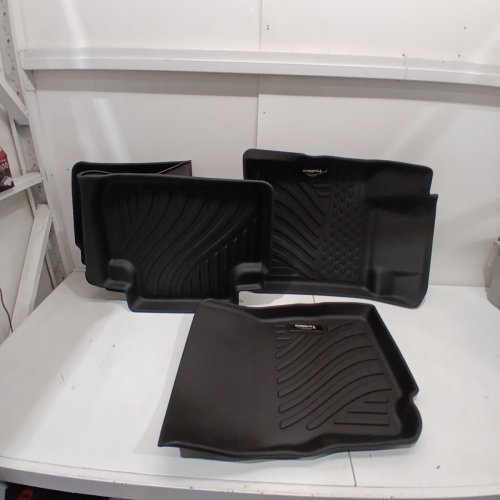 3PC YONMEOO VEHICLE FLOOR MATS FOR SELECT HONDA MODELS - BLACK image 2