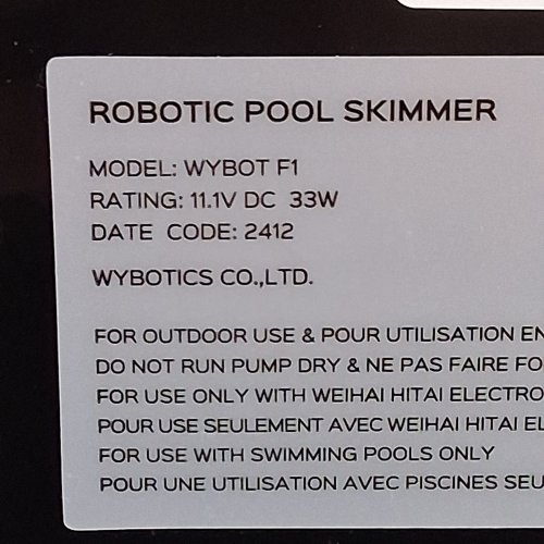 WYBOT F1 SOLAR POWERED ROBOTIC POOL SURFACE SKIMMER ROBOT - 8 HOUR CONTINUOUS CLEANING - MOBILE APP CONTROL - ANTI ENTANGLEMENT/ANTI LEAKAGE - 7L LARGE FILTER BASKET - BLACK/GREEN (MODEL: WYBOT F1 / WY-AMUS-098) image 6
