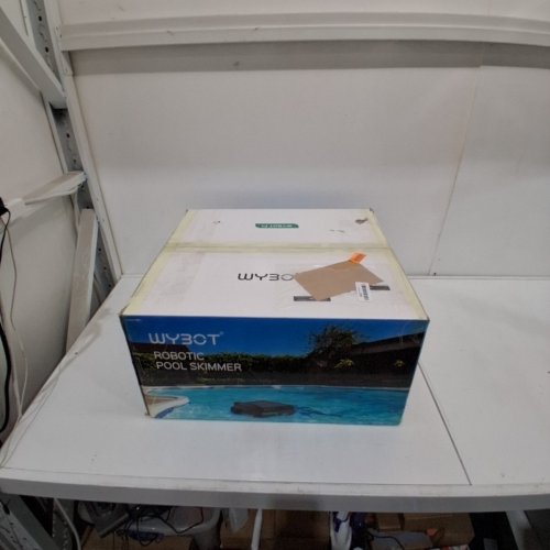 WYBOT F1 SOLAR POWERED ROBOTIC POOL SURFACE SKIMMER ROBOT - 8 HOUR CONTINUOUS CLEANING - MOBILE APP CONTROL - ANTI ENTANGLEMENT/ANTI LEAKAGE - 7L LARGE FILTER BASKET - BLACK/GREEN (MODEL: WYBOT F1 / WY-AMUS-098) image 7