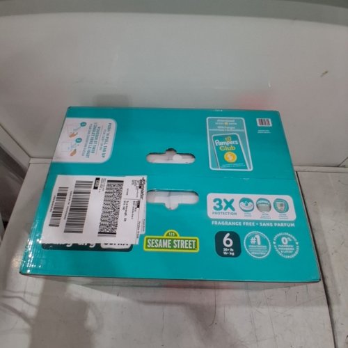 124PK PAMPERS BABY DRY ULTRA FRAGRANCE FREE 3X PROTECTION - SIZE 6 image 3
