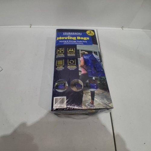 4PK DURASACK MOVING BAGS - 29" X 15" X 13" - BLUE image 3