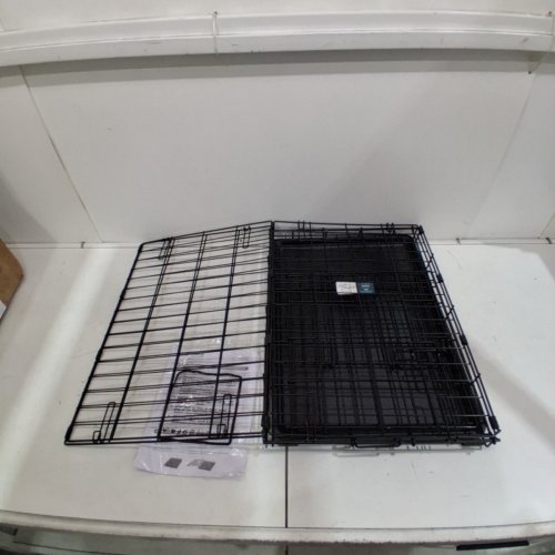 MIDWEST PETS FOR HOMES LIFE STAGES SMALL DOG FOLDING DOUBLE DOOR PET CRATE 24" X 17" X 19"(1624_ image 2