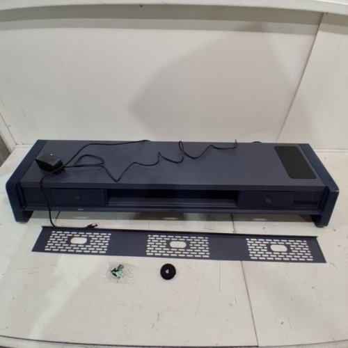 VAYDEER 13-IN-1 MONITOR STAND RISER WITH USB HUB WIRELESS CHARGING & RGB LIGHT WITH 2 DRAWERS, DEVICE HOLDER SLOT, FAST CHARGING & USB 3.0 PORTS FOR HOME OFFICE - 39.5" - BLUE (MODEL:ZGV331B) image 2