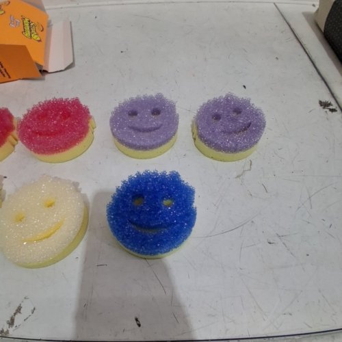 7PK SCRUB DADDY SCRUB MOMMY DUAL SIDED SCRUBBER AND SPONGE - MULTIPLE COLORS image 3