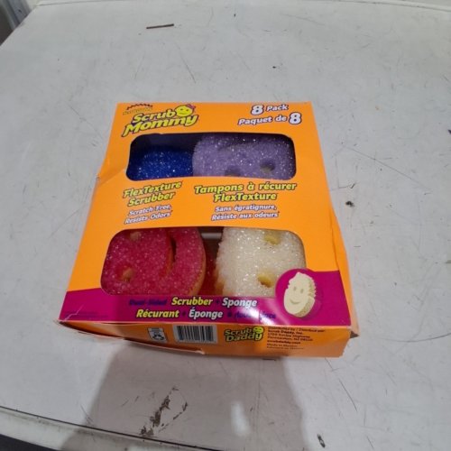7PK SCRUB DADDY SCRUB MOMMY DUAL SIDED SCRUBBER AND SPONGE - MULTIPLE COLORS image 4
