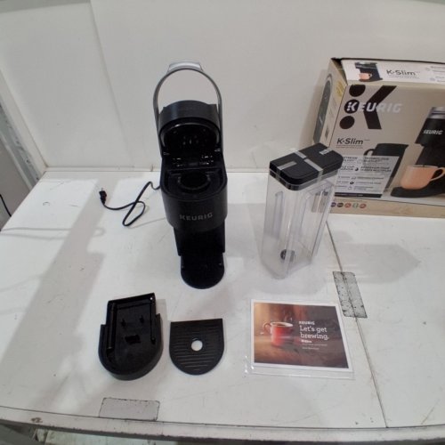 KEURIG K-SLIM SINGLE SERVE K-CUP POD COFFEE MAKER - 3 CUP SIZES - BLACK (MODEL: ‎611247385777) image 5