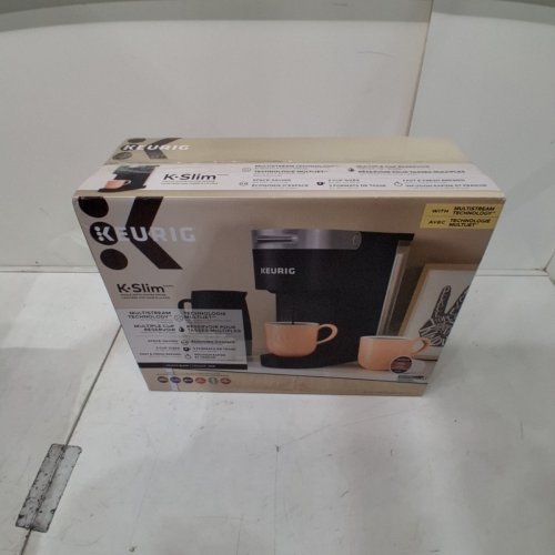 KEURIG K-SLIM SINGLE SERVE K-CUP POD COFFEE MAKER - 3 CUP SIZES - BLACK (MODEL: ‎611247385777) image 9
