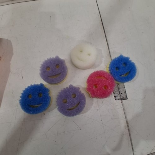 6PK SCRUB MOMMY & SCRUB DADDY FLEX TEXTURE SCRUBBER SPONGE - ASSORTED COLORS (MODEL: 1810882) image 2