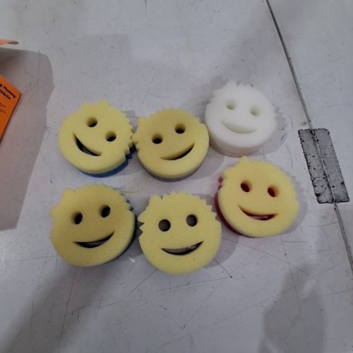 6PK SCRUB MOMMY & SCRUB DADDY FLEX TEXTURE SCRUBBER SPONGE - ASSORTED COLORS (MODEL: 1810882) image 3