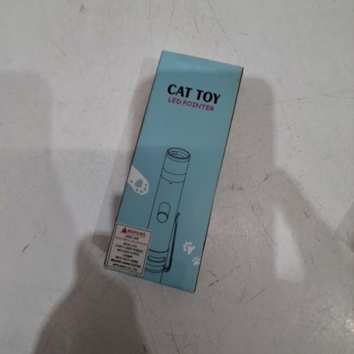 CAT PET LASER POINTER TOY WITH FLASHLIGHT AND SPINNER - BLUE/MULTIPLE PATTERNS (MODEL: TBEEK9129) image 5