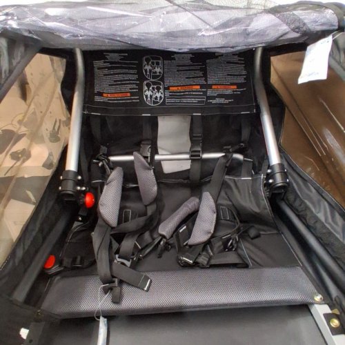 THULE COASTER XT 2-SEAT BICYCLE STROLLER AND TRAILER - BLACK (MODEL: ‎10101810) image 7
