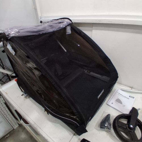 THULE COASTER XT 2-SEAT BICYCLE STROLLER AND TRAILER - BLACK (MODEL: ‎10101810) image 9