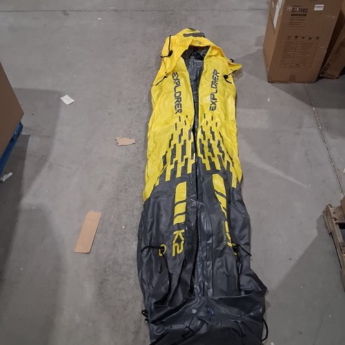INTEX EXPLORER K2 KAYAK 2-PERSON INFLATABLE KAYAK SET WITH ALUMINUM BARS - 10FT X 3" X 3FT - YELLOW (MODEL: 68307EP) image 2