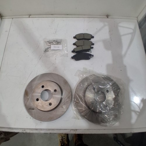 3PC CMX CERAMIC BRAKE ROTORS AND BRAKE PADS - fits select nissan models (MODEL: CMX-D1592/8-980831) image 2