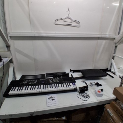 ROCK JAM 561 ELECTRONIC 61 KEY DIGITAL PIANO KEYBOARD HEADPHONE AND STOOL image 3