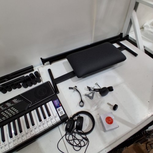 ROCK JAM 561 ELECTRONIC 61 KEY DIGITAL PIANO KEYBOARD HEADPHONE AND STOOL image 6