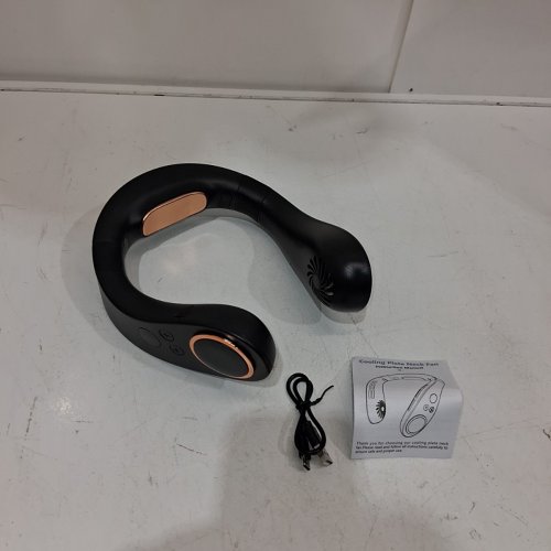 NECK FAN WITH COOLING PLATE - BLACK/GOLD (MODEL:ZLGB01) image 3