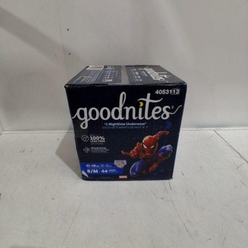44PC GOODNITES MARVEL SPIDERMAN - XS (28-45LBS) image 2