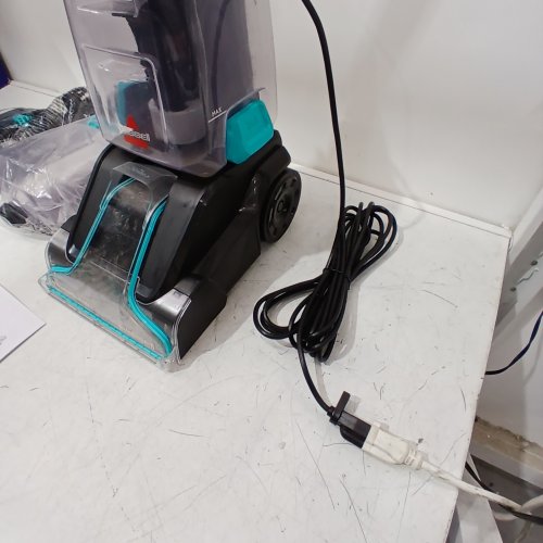BISSELL POWERCLEAN TURBOBRUSH PET UPRIGHT CARPET CLEANER, POWERFUL & LIGHTWEIGHT - 120V - BLUE (MODEL: 3938C) image 2