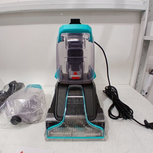 BISSELL POWERCLEAN TURBOBRUSH PET UPRIGHT CARPET CLEANER, POWERFUL & LIGHTWEIGHT - 120V - BLUE (MODEL: 3938C) image 4