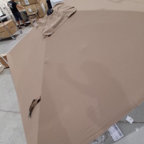 COSTWAY OFFEST CANTILEVER PATIO UMBRELLA - 10FT - BEIGE (MODEL: OP70233TN) image 5