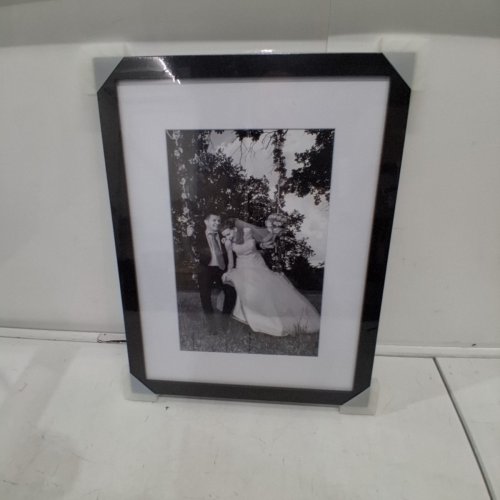 AMERICANFLAT STREAMLINE COLLECTION PICTURE FRAME WITH POLISHED PLEXIGLASS - 13" X 16" - BLACK image 2