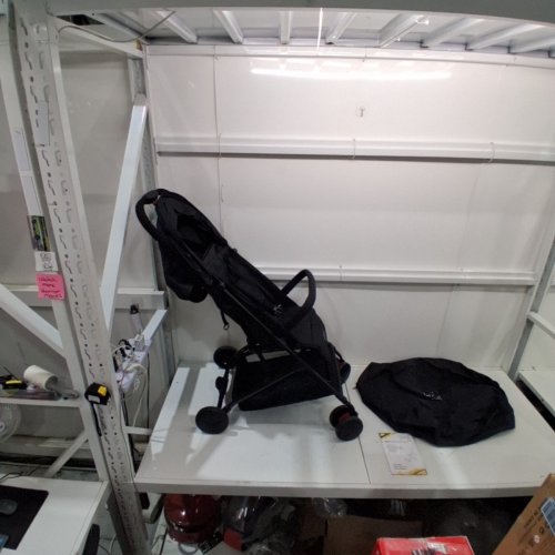 PYLE JOVIAL LIGHTWEIGHT FOLDING BABY STROLLER - BLACK (MODEL: CA-JPC20BK) image 2