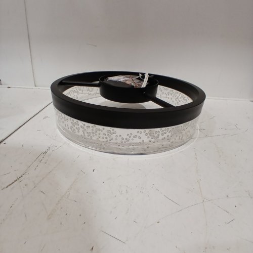 FLUSH MOUNT MODERN LED CEILING LIGHT FIXTURE - 11.5" - BLACK (MODEL:MX0709-B) image 2