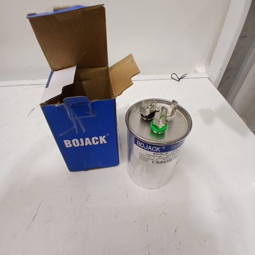 BOJACK UNIVERSAL CAPACITOR FOR START-UP AND OPERATION OF AC MOTORS FOR AIR CONDITIONERS, HEAT PUMPS, AND COMPRESSORS - 40/5UF 370/440 VAC 50/60HZ - SILVER (MODEL: CBB65) image 3