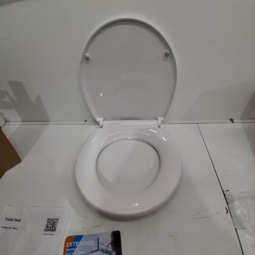 GARVEE ROUND TOILET SEAT WITH SOFT CLOSE - 14.5" X 16" - WHITE - (MODEL: PHO-16EX3QUX) image 3