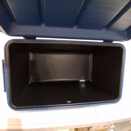 COLEMAN CHILLER PORTABLE INSULATED HARD COOLER WITH HEAVY DUTY HANDLES - 48QT - DARK BLUE (MODEL: 2226955) image 5