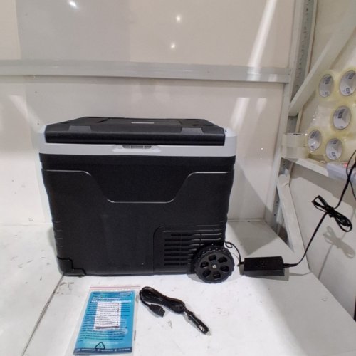 EUHOMY PORTABLE COOLER ON WHEELS FOR CAR - 12V - 50L - BLACK (MODEL: CFB-50) image 4